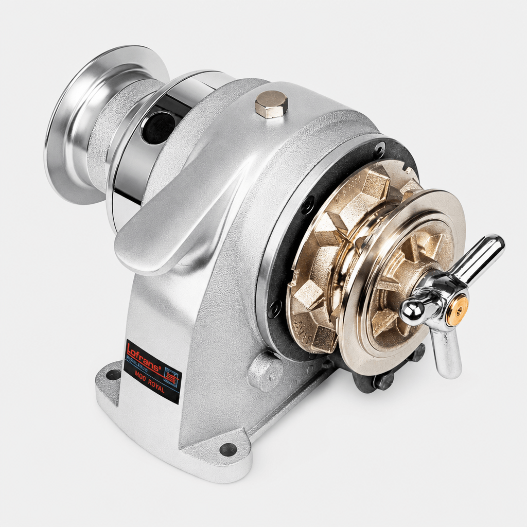 Example windlass with rotating winch suitable for AnchorVate